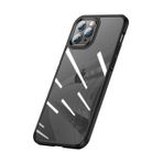 Bikapak Elit Crystal iPhone 12 Pro Max Siyah Koruyucu Kılıf