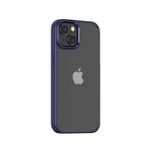 Bikapak Elit Crystal iPhone 15 Mavi Kılıf