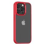 Bikapak Kırmızı Elit Crystal iPhone 15 Pro Max Kılıf