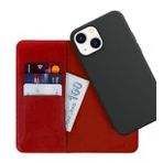 BİKAPAK LUXURY IPHONE 13 KIRMIZI CÜZDAN KILIF