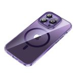 Bikapak Magfit iPhone 15 Pro Max Kılıf Mor