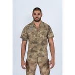 Bikatex Gömlek Kısa Kol Kamuflaj - 421 - Taba
