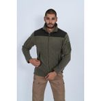 Bikatex Taktik Dik Yaka Erkek Yeşil Polar Mont - 321 - 3XL