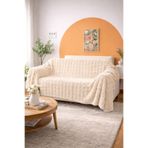 Bikaya Home Bubble Koltuk Örtüsü | 175x215 cm | Kaymaz, Yumuşak Dokulu, Dayanıklı | Modern & Şık Tasarım