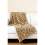 Bikaya Home Mira 180X220 Çok Amaçlı Koltuk Örtüsü | Battaniye ve Yatak Örtüsü Olarakta Kullanabilir - Bisküvi - 180 x 220 cm