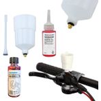 Bike And Art Dayanıklı Pirinç Başlıklı Shimano Yağ Dolum Hunisi ve 50ML Mineral Yağ