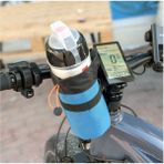 Bike And Art Gidon Suluk Çantası - Kumaş Matara Kafesi - Bisiklet Şişelik (Elektrikli ve Normal Bisiklet Uyumlu) - Mavi