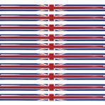 BIKE-label Union Jack 3D çıkartma, bayraklar, 10 adet, her biri 150 x 10 mm, çıkartma, otomobil, motosiklet, 300550VE