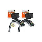 Bike Sky Cst Platinum Protector Zırhlı 700X35 Bisiklet Lastik Seti ( 2 Adet Dış 2 Adet Iç ) - Siyah