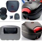 Bike Sky Motosiklet Arka Çanta 32 Lt Siyah Kurye Çantası Dayanıklı Yapı ve Yastık ile