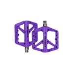 BikeWay Meroca Alüminyum Platform Pedal Set Takım Bisiklet Rulmanlı Mor Renk