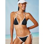 Bikini Altı Yanları Bağlamalı Biye Detaylı