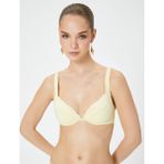 Bikini Üstü Dantel Şeritli Balenli
