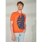 Bikkembergs Turuncu Erkek Polo T-Shirt C S P50 10
