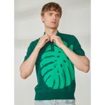 Bikkembergs Yeşil Erkek Polo T-Shirt C S P50 10 - XL
