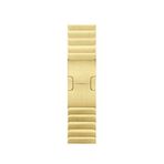 Bikordon Apple Watch Uyumlu 44/45/46/49 mm Altın Sigma Bilezik Loop Çelik Kordon