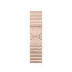 Bikordon Apple Watch Uyumlu 44/45/46/49 mm Pembe Bilezik Loop Çelik Kordon