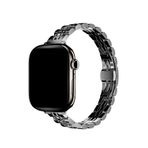 Bikordon Apple Watch Uyumlu Argenta Elegance Gümüş Çelik Akıllı Saat Kordon