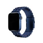 Bikordon Apple Watch Uyumlu Steelmaster Mavi Loop Carolina Çelik Akıllı Saat Kordon