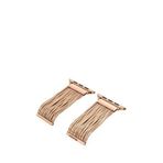 Bikordon Apple Watch Uyumlu Tassel Chain Pembe Akıllı Saat Kordon