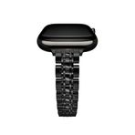 Bikordon Elegance Apple Watch Uyumlu Vanta Siyah Çelik Akıllı Saat Kordon