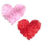 BIKPRST 10 paket gül yaprağı, yapay, sevgililer günü, romantik dekorasyon, gül yaprakları, düğün serpmek için, sevgililer günü, masa süsü, doğum günü, romantik atmosfer