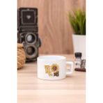 Bıktık Be Ya Baskılı Seramik Beyaz Kahve Kupası - 199 ml