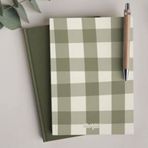 Bikutumutluluk Haki Yeşil Oduncu Gömlek Deseni Defter