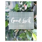 Bikutumutluluk Hediyelik - Good Luck Mottolu Hediye Kartı