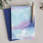Bikutumutluluk Lila Mavi Gökyüzü Defter