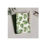Bikutumutluluk Monstera Yeşil Bitkiler Defter Çizgisiz Defter