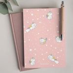 Bikutumutluluk N038 Unicorn Kedi Çizgisiz Defter