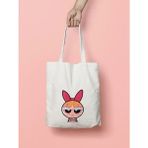 Bikutumutluluk powerpuff Girls Uykusuz Blossom Pembe Hediye Bez Çanta