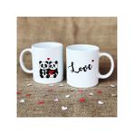 Bikutumutluluk Sevgililer Serisi Love Panda Kupa
