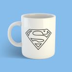 Bikutumutluluk Superman Süper Baba Kupa Bardak