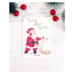 Bikutumutluluk Yılbaşı Kartpostal Serisi- Noel Babanın Hediye Listesi Mottolu Hediye Kartı