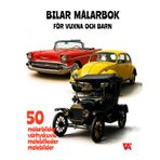 Bilar Målarbok för Vuxna och Barn: 50 Fantastiska Bilder av Klassiska och Moderna Bilar med Svarta Sidor emellan för Enkel Färgläggning