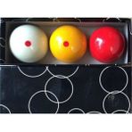 Bilardo Malzemem Bilardo Topu Karambol Top Benekli - Üç Top - Siyah