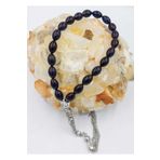 BİLEK BOY SİYAH MAVİ ALPAKA PÜSKÜL ATEŞ KEHRİBAR TESPİH