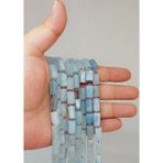 Bileklik Boy Akuamarin Taşı 7x12mm Yarım Dizi 49938 18cm Uzunluğundadır
