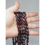 Bileklik Boy Lal Garnet Granat Taşı Şekilli Yarım Dizi 12 3.5mm 51342 18cm Uzunluğundadır