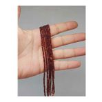Bileklik Boy Lal Granat Garnet Taşı Küp Şekilli Dizi 2mm Yarım Dizi 17cm Uzunluğundadır