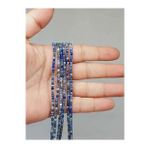 Bileklik Boy Lapis Taşı Küp Şekilli Dizi 2mm 51144 Yarım Dizi 17cm Uzunluğundadır