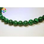 Bileklik Boy Malakit Taşı Yarım Dizi 8mm 18cm Uzunluğundadır