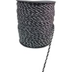 Bileklik Ipi, Hediye Paketleme Ipi, Şans, Bereket, Aşk, Şifa, Güç 10 mm Pamuk 10 Metre Siyah