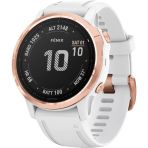 Bilekten Kalp Atış Hızı Ölçümü, Uzun Pil Ömrü, Su Geçirmez, Temassız Ödeme, Müzik Çalar, Yüklenmiş Haritalar Ve Wifi Özelliklerine Sahip Garmin Fenix 6S Pro Kompakt Gps Çoklu Spor Akıllı Saat