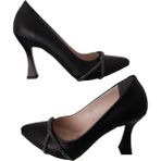 Bilener Siyah Kapalı Taşlı Kadeh Yüksek Ökçe Stiletto Ayakkabı BILEN21101 - 010-Siyah