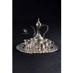 Bilenler Hediyelik/ Dekoratif Gümüş Zemzem Takımı 8 Parça Set