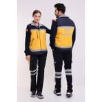 Bilenn Tekstil 112 Unisex Kışlık Yelek - Sarı - 2XL