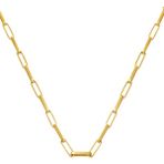 Bilezikci Ataç 14 Ayar Altın Zincir Kolye (3,5 mm Enli) 55 cm. - Sarı